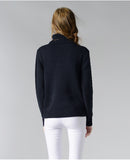 Eternal Show Turtleneck Women Sweaters And Pullovers Loose Female Sweater Knitted Stripe Pull Winter Women Tops 70N0469 - RELEVAZA