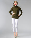 Eternal Show Turtleneck Women Sweaters And Pullovers Loose Female Sweater Knitted Stripe Pull Winter Women Tops 70N0469 - RELEVAZA