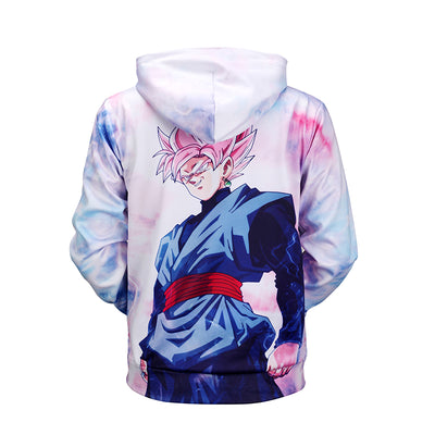 Anime Hoodies Dragon Ball Z Pocket Hooded Sweatshirts Goku 3D Hoodies Pullovers Men Long Sleeve Outerwear New Hoodie BL-138 - RELEVAZA