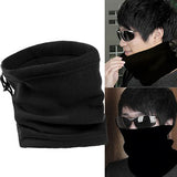 Unisex Polar Fleece Neck Warmer Thermal Snood Scarf Hat Ski Snowboarding Wear - RELEVAZA