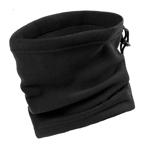 Unisex Polar Fleece Neck Warmer Thermal Snood Scarf Hat Ski Snowboarding Wear - RELEVAZA