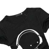 Men Summer Fashion Short Sleeve Cartoon Print T-Shirt Round Neck Slim Fit Top - RELEVAZA