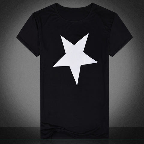 Fashion Star Men Crew Neck Short Sleeve Slim Fit Pullover T-shirt Casual Top - RELEVAZA