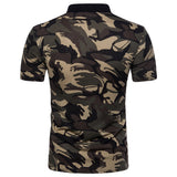 Leisure Camouflage Print Breathable Sports Tee Top Slim Fit Men Summer T-Shirt - RELEVAZA