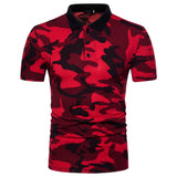 Leisure Camouflage Print Breathable Sports Tee Top Slim Fit Men Summer T-Shirt - RELEVAZA