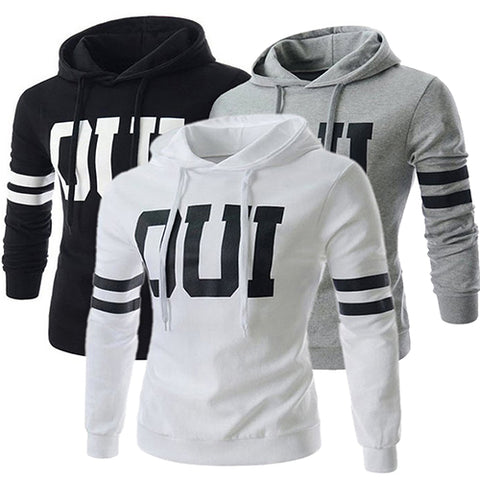 Men Fashion Warm Pullover Hoodie Hooded Sportswear Sweatshirt Drawstring Outwear - RELEVAZA