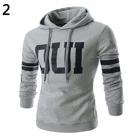 Men Fashion Warm Pullover Hoodie Hooded Sportswear Sweatshirt Drawstring Outwear - RELEVAZA
