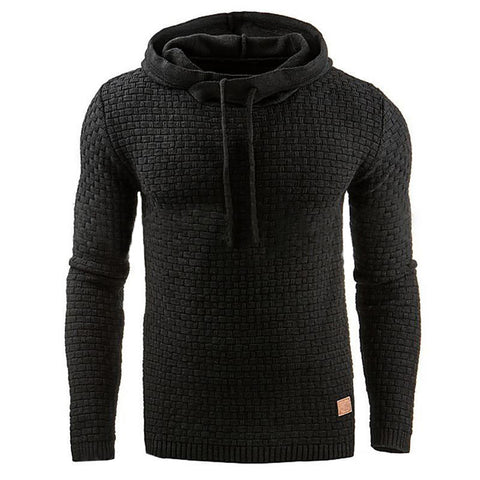 Fashion Men Long Sleeve Hoodie Sweatshirt Warm Casual Hooded Top Coat Pullover - RELEVAZA