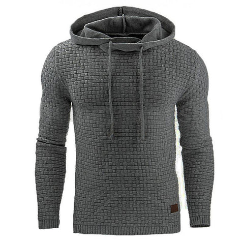 Fashion Men Long Sleeve Hoodie Sweatshirt Warm Casual Hooded Top Coat Pullover - RELEVAZA