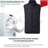 Winter Men USB Electric Heated Warm Rechargeable Heating Vest Waistcoat Jacket - RELEVAZA