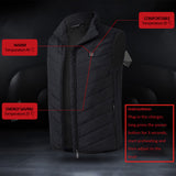 Winter Men USB Electric Heated Warm Rechargeable Heating Vest Waistcoat Jacket - RELEVAZA
