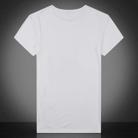 Summer Men Top Tee Music Earphone Printed O-Neck Short Sleeve Breathable T-Shirt - RELEVAZA