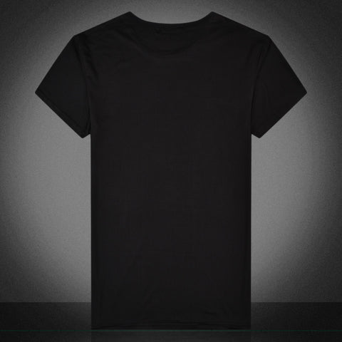 Summer Men Top Tee Music Earphone Printed O-Neck Short Sleeve Breathable T-Shirt - RELEVAZA