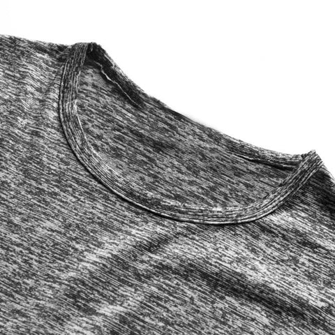 Slim Fit Solid Color Short Sleeve T-Shirt Summer Men Round Neck Tee Casual Top - RELEVAZA