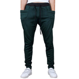 Sports Men Joggers Harem Pants Pockets Sweatpants Drawstring Waist Long Trousers - RELEVAZA