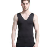 Warm Slim Fit Casual Top Solid Color Sleeveless V Neck Men Spring Autumn Vest - RELEVAZA