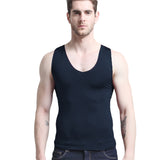 Warm Slim Fit Casual Top Solid Color Sleeveless V Neck Men Spring Autumn Vest - RELEVAZA