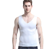 Warm Slim Fit Casual Top Solid Color Sleeveless V Neck Men Spring Autumn Vest - RELEVAZA