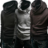 Men Fashion Long Sleeve Zipper Sports Hooded Coat Sweatshirt Casual Outwear - RELEVAZA