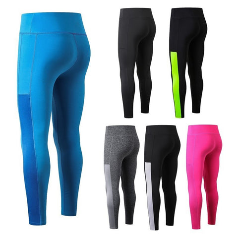 Leggings Sports Women Workout Skinny Gym Pants High Waist Yoga Tights Trousers - RELEVAZA
