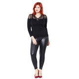 Women Faux Leather Stretch Skinny Pants Leggings Plus Size Slim Fashion Trousers - RELEVAZA