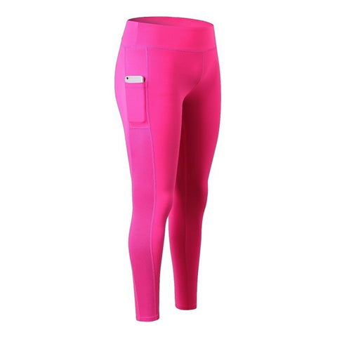 Leggings Sports Women Workout Skinny Gym Pants High Waist Yoga Tights Trousers - RELEVAZA