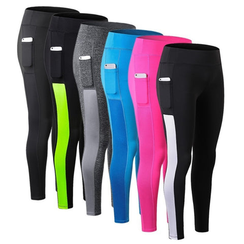 Leggings Sports Women Workout Skinny Gym Pants High Waist Yoga Tights Trousers - RELEVAZA