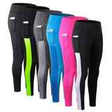 Leggings Sports Women Workout Skinny Gym Pants High Waist Yoga Tights Trousers - RELEVAZA