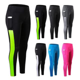 Leggings Sports Women Workout Skinny Gym Pants High Waist Yoga Tights Trousers - RELEVAZA