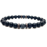 Men's Bracelet Natural Moonstone Bead Tibetan Buddha Bracelet Chakra Lava Stone Diffuser Bracelets - RELEVAZA
