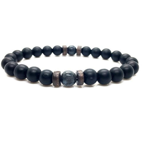 Men's Bracelet Natural Moonstone Bead Tibetan Buddha Bracelet Chakra Lava Stone Diffuser Bracelets - RELEVAZA