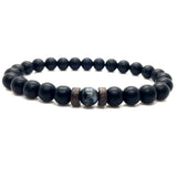 Men's Bracelet Natural Moonstone Bead Tibetan Buddha Bracelet Chakra Lava Stone Diffuser Bracelets - RELEVAZA