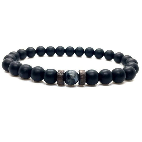 Men's Bracelet Natural Moonstone Bead Tibetan Buddha Bracelet Chakra Lava Stone Diffuser Bracelets - RELEVAZA
