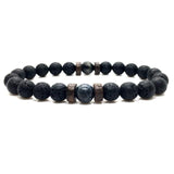 Men's Bracelet Natural Moonstone Bead Tibetan Buddha Bracelet Chakra Lava Stone Diffuser Bracelets - RELEVAZA