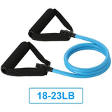 120cm Yoga Pull Rope Elastic Resistance Bands Fitness Crossfit Workout Exercise Tube Practical Training Rubber Tensile Expander - RELEVAZA