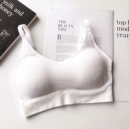 Seamless Sports Bra Women Fitness Top Yoga Bra For Cup A-D Black White Running Yoga Gym Crop Top Women Push Up Sport Bra Top Bh - RELEVAZA