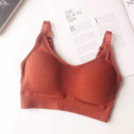 Seamless Sports Bra Women Fitness Top Yoga Bra For Cup A-D Black White Running Yoga Gym Crop Top Women Push Up Sport Bra Top Bh - RELEVAZA