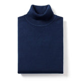 KUEGOU 2019 Autumn Plain Black Turtleneck Sweater Men Pullover Casual Jumper For Male Brand Knitted Korean Style Clothes 89002 - RELEVAZA
