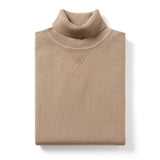 KUEGOU 2019 Autumn Plain Black Turtleneck Sweater Men Pullover Casual Jumper For Male Brand Knitted Korean Style Clothes 89002 - RELEVAZA