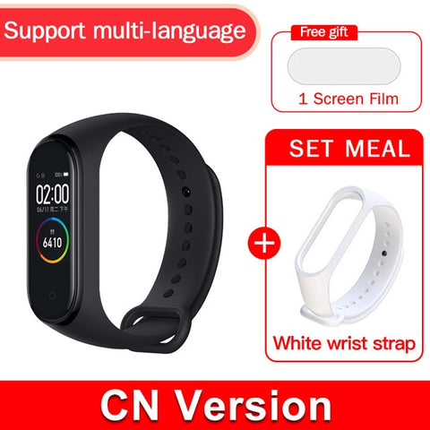 Global version original xiaomi mi band 4 color screen 2019 latest music smart bracelet heart rate fitness 135mAh bluetooth 5.0 - RELEVAZA