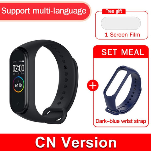 Global version original xiaomi mi band 4 color screen 2019 latest music smart bracelet heart rate fitness 135mAh bluetooth 5.0 - RELEVAZA
