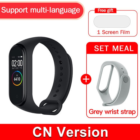 Global version original xiaomi mi band 4 color screen 2019 latest music smart bracelet heart rate fitness 135mAh bluetooth 5.0 - RELEVAZA