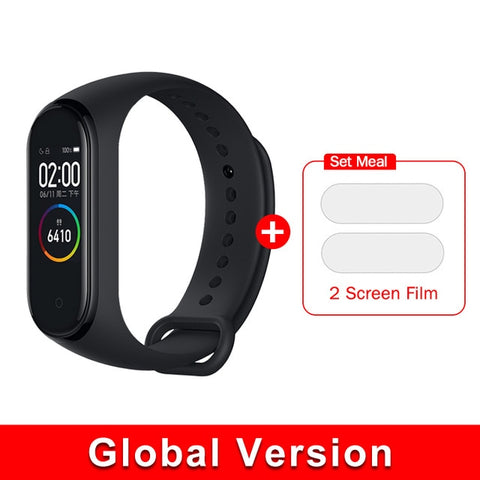 Global version original xiaomi mi band 4 color screen 2019 latest music smart bracelet heart rate fitness 135mAh bluetooth 5.0 - RELEVAZA