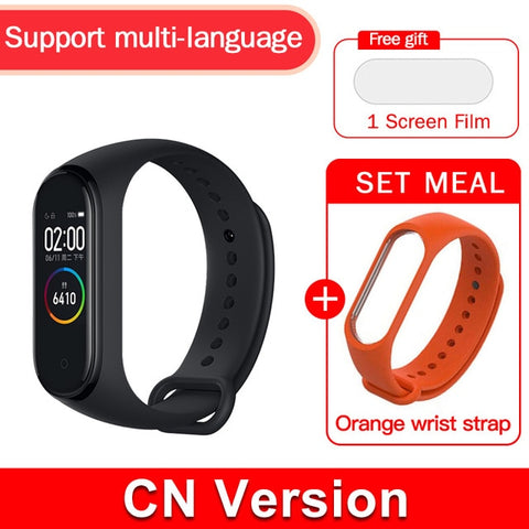 Global version original xiaomi mi band 4 color screen 2019 latest music smart bracelet heart rate fitness 135mAh bluetooth 5.0 - RELEVAZA