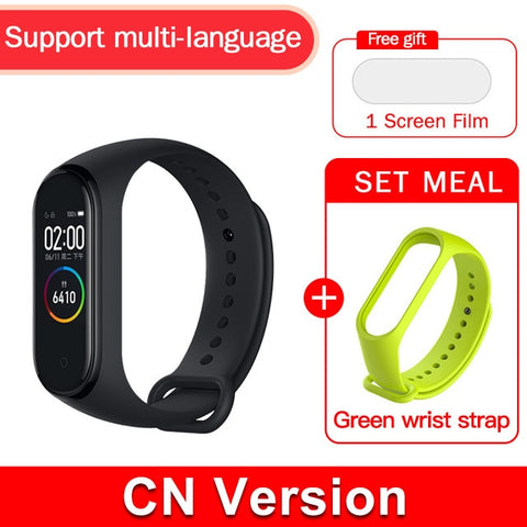 Global version original xiaomi mi band 4 color screen 2019 latest music smart bracelet heart rate fitness 135mAh bluetooth 5.0 - RELEVAZA
