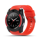 V8 SmartWatch Bluetooth Smartwatch Touch Screen Wrist Watch with Camera/SIM Card Slot, Waterproof Smart Watch DZ09 X6 VS M2 A1 - RELEVAZA