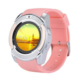 V8 SmartWatch Bluetooth Smartwatch Touch Screen Wrist Watch with Camera/SIM Card Slot, Waterproof Smart Watch DZ09 X6 VS M2 A1 - RELEVAZA
