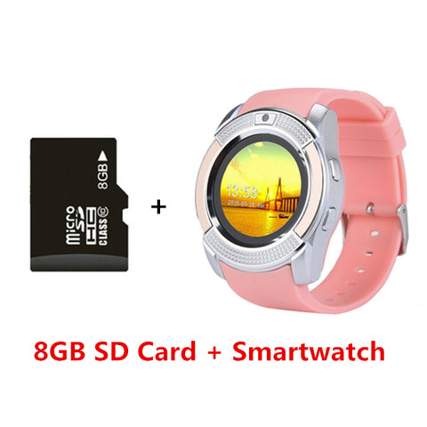 V8 SmartWatch Bluetooth Smartwatch Touch Screen Wrist Watch with Camera/SIM Card Slot, Waterproof Smart Watch DZ09 X6 VS M2 A1 - RELEVAZA