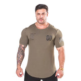 2019 New Plain Clothing fitness t shirt men O-neck t-shirt cotton bodybuilding tee shirts tops gyms tshirt Homme - RELEVAZA