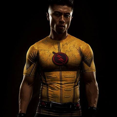 Short Sleeve 3D T Shirt Men T-Shirt Male Tee Captain America Superman tshirt Men Fitness Compression Shirt Punisher MMA - RELEVAZA